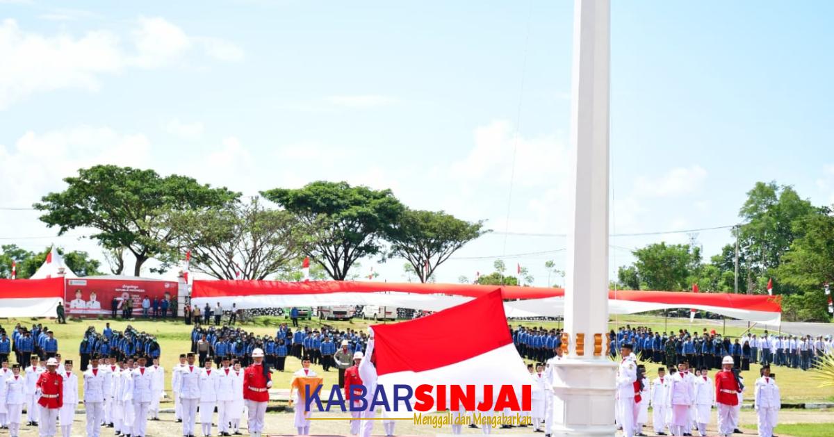 Paskibraka Sinjai Sukses Kibarkan Sang Merah Putih Di Hut Ke Ri